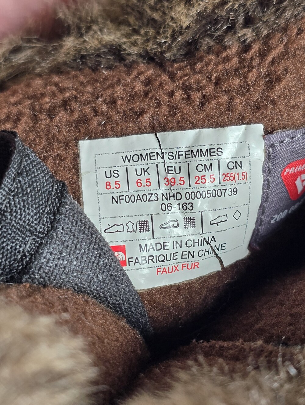 The North Face Women's Nupyse Purna Brown Faux Fur Trim LaceUp Winter Booots 8.5 - Picture 15 of 15